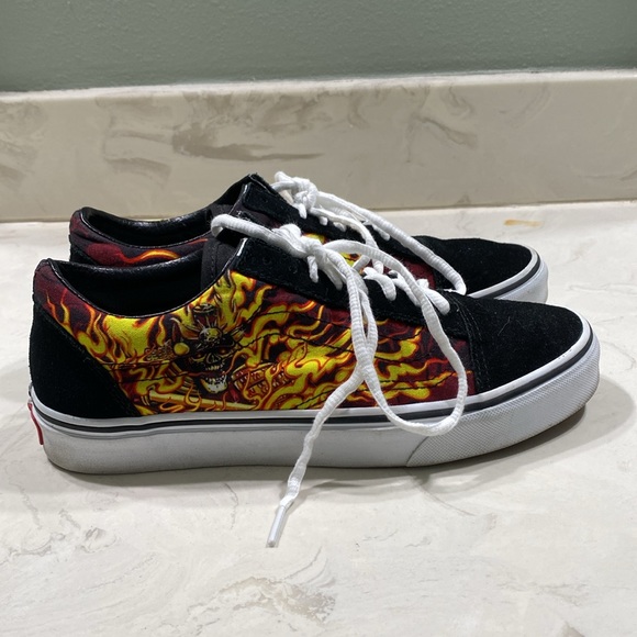 OLD SKOOL SAMURAI RISING SHOES 7.5 men’s USED - Picture 3 of 8